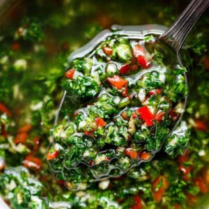 Dry spice chimichurri.